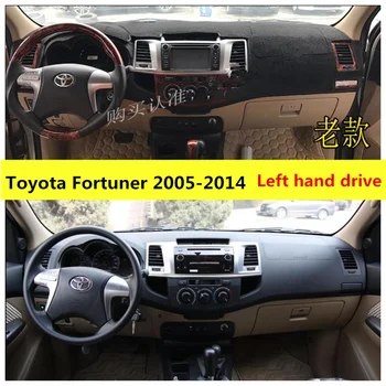 

TAIJS left hand drive Polyester Fiber car dashboard cover for Toyota Fortuner 2005-2014 Auto dashboard mat for Toyota Fortuner