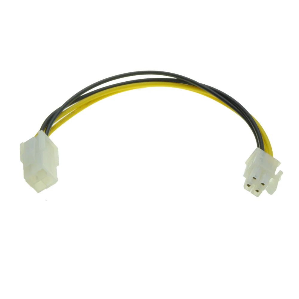 Male To Female CPU 4 Pin ATX Power Supply Extension Cable Connector Cord Adapter 