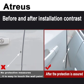 

Atreus 3\5m Car Styling Door Crash Strip Stickers For Toyota Corolla Avensis RAV4 Yaris Auris Hilux Prius Tools Accessories