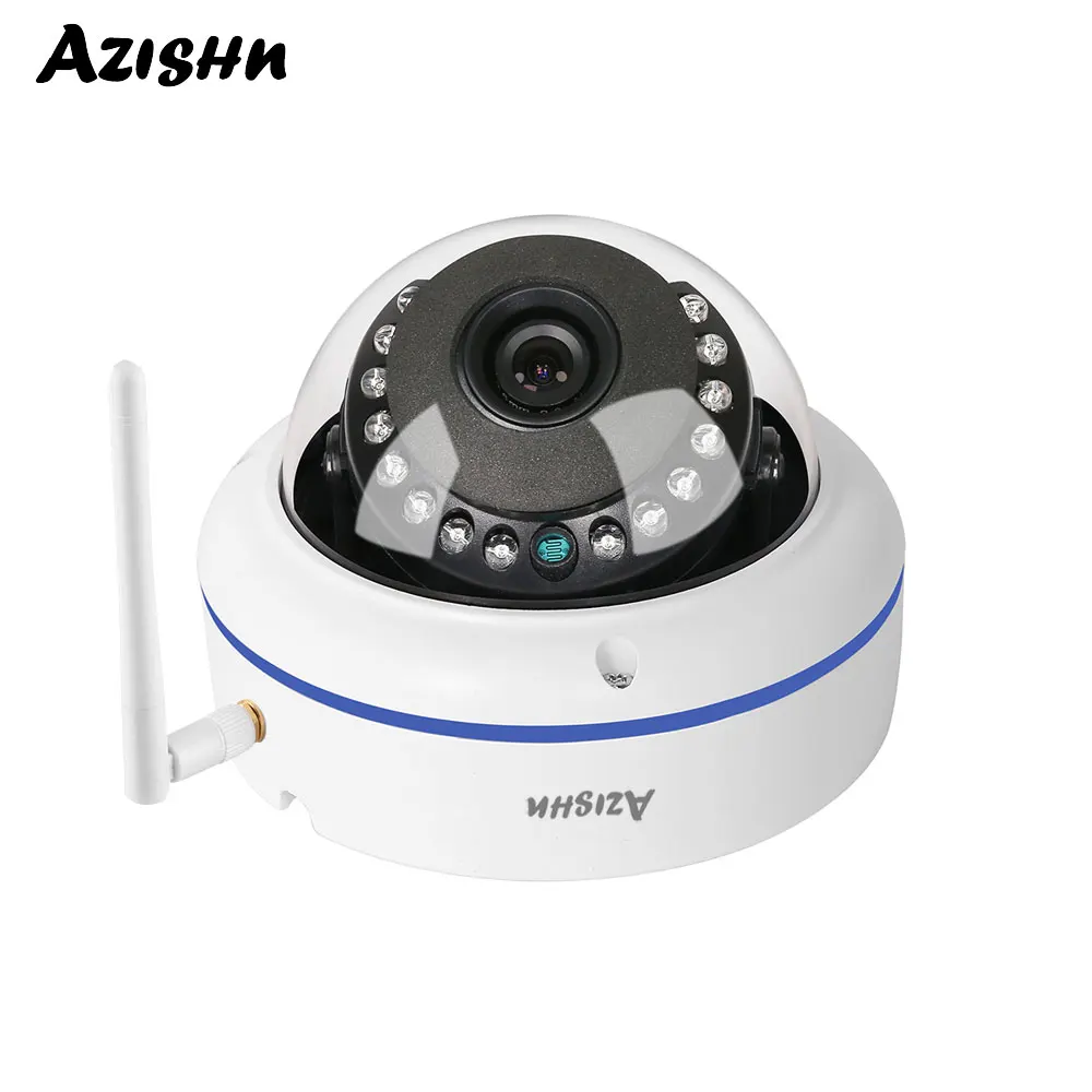 AZISHN Vandalproof FULL HD 720 P/960 P/1080 P Wifi Проводная камера ONVIF H.264 наружная IP66