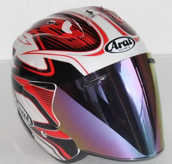 Топ горячий ARAI 3/4 шлем мотоциклетный шлем полушлем открытый шлем мотокросс Размер: s m l xl XXL, Capacete - Цвет: 1