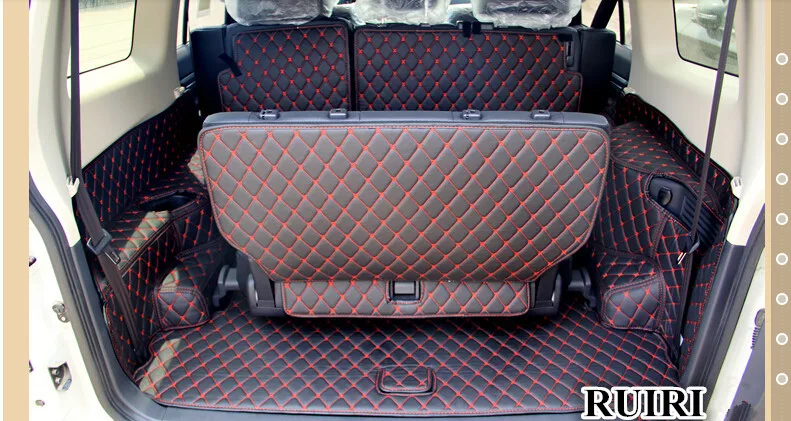 Высокое качество! Полный Комплект ковриков для багажника автомобиля Mitsubishi Pajero 7