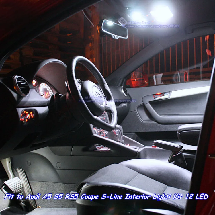 Car Canbus W5w C5w Led For Audi Rs5 S5 A5 Coupe Interior