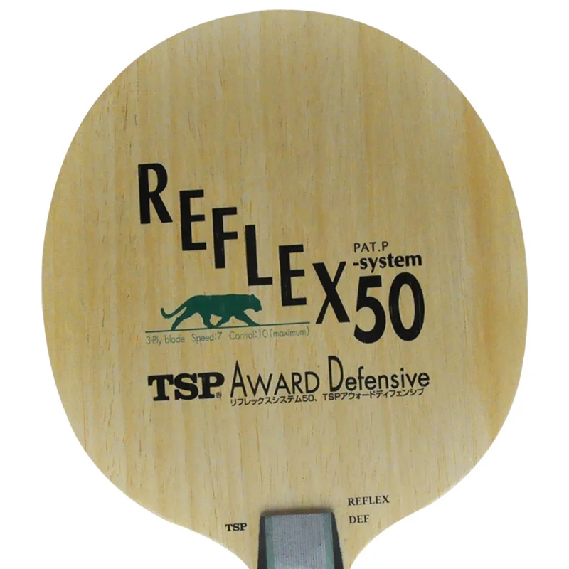 TSP Reflex 50 Award защитное настольное теннисное лезвие (3 слоя DEF Chop Attack) ракетка для Пинг