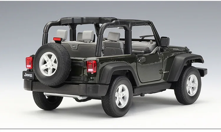 WELLY 1/24 масштаб США 2007 Jeep Wrangler SUV литая модель металлическая модель автомобиля игрушка для подарка/коллекции/украшения/детей