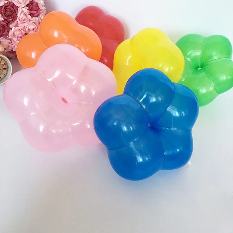 

Beautiful Flower Shape Latex Balloons 100pcs Colorful balaos Birthday Party Supply Goods Wedding Decoration Ballons Mariage