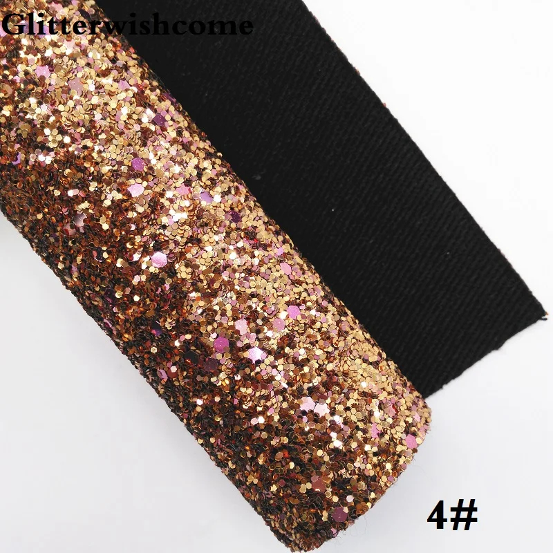 4 Glitterwishcome 21X29 см A4 Размеры виниловые обои для банты с эффектом блестящей кожи тканевый Виниловый фон для банты, GM229A - Цвет: 4