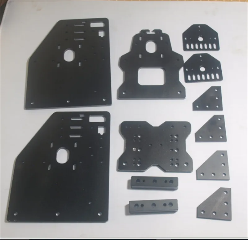 

Openbuilds OX CNC router gantry plate kit for NEMA 23 motor black color Fast ship