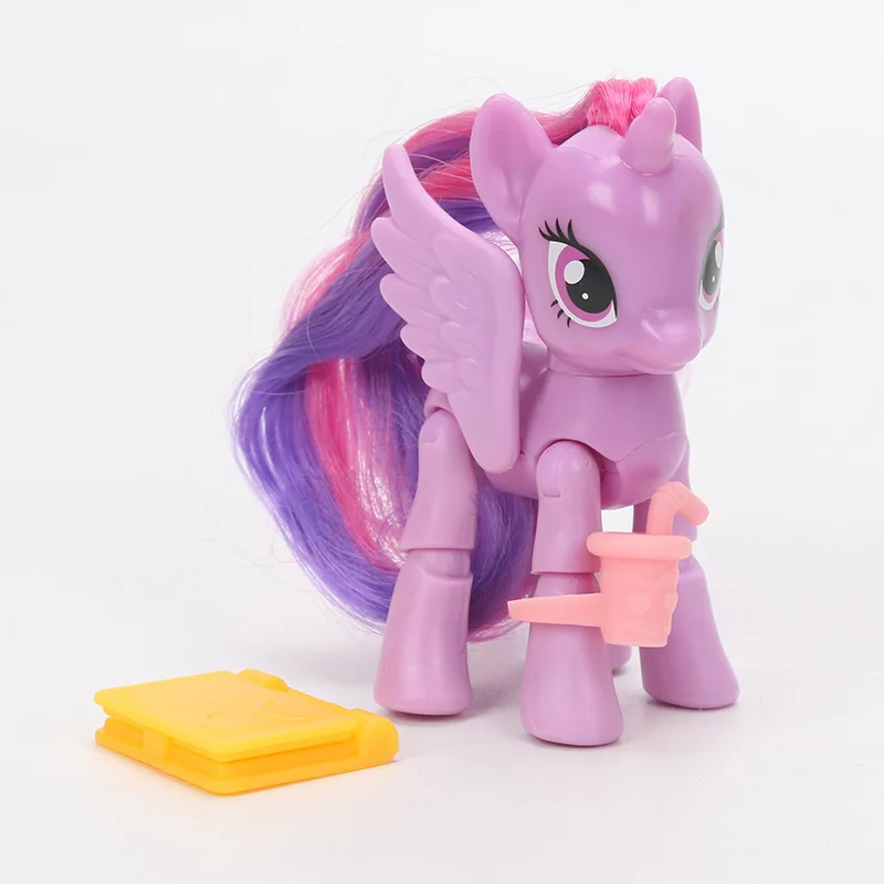 Игрушки My Little Pony Cutie Mark Magic Miss Pommel Rainbow Dash Twilight Sparkle ПВХ Фигурки Коллекционная модель игрушки куклы