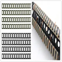 18 слотов для карт низкопрофильный рельсы Чехлы 4 шт./упак. черного цвета для перекладина для AR15/M4