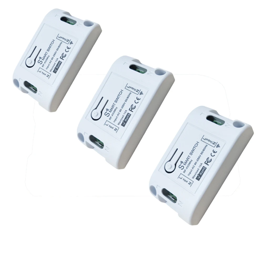 

Smart RF Power Switch, Remote Control Automation Relay Module,Common Diy Switch Parts for Home Light and appliances