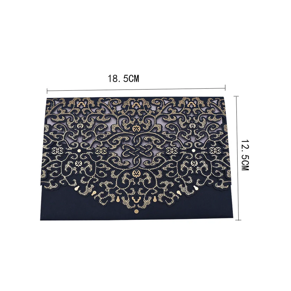  *10Pcs Hollow Delicate Carved Romantic Wedding Party Invitation Card Invitations for Wedding/Busine - 4.00003E+12