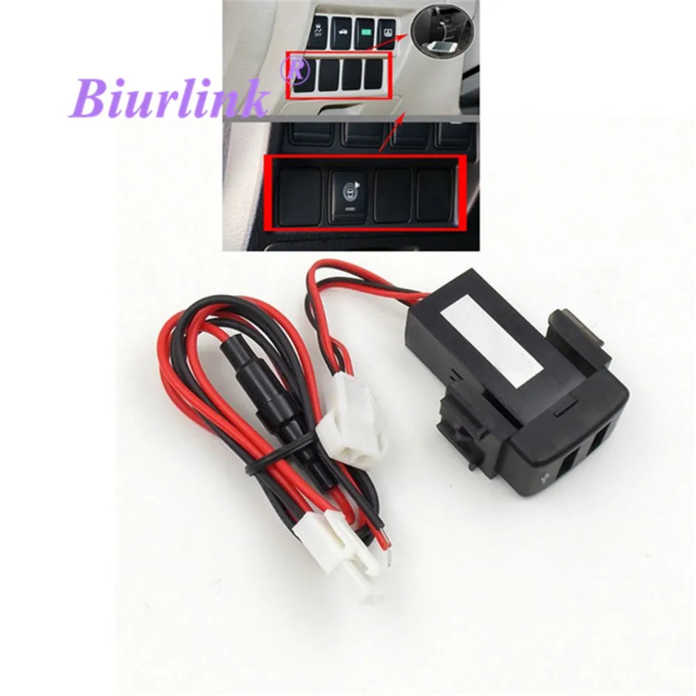 Biurlink font b Car b font Headunit External Media USB Port Plug Charger Charging Connector for