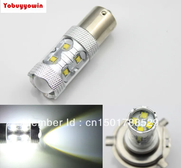 

2 Pair Free Shipping 1156 BA15S Canbus 60W Cree Chip LED Car Rear Backup LED Turn Brake Light