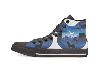 

Luna Silhouette Casual High Top Canvas shoes sneakers For Drop shipping