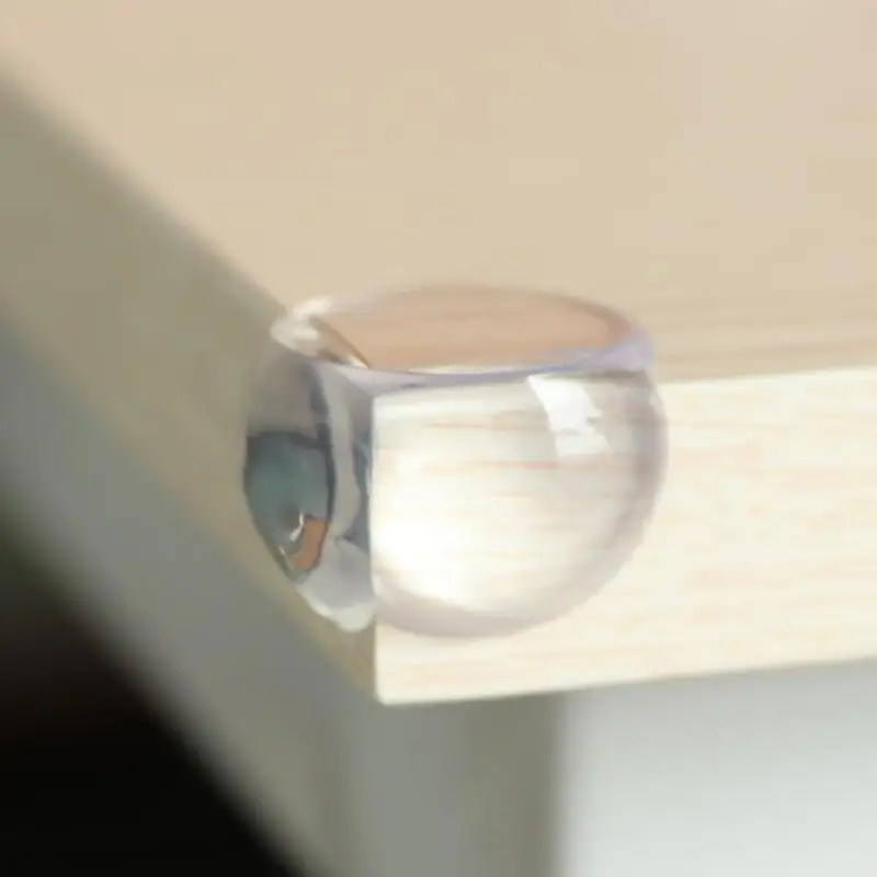 

Ball Shape Transparent Silicone Baby Kids Safety Anti-collision Elastic Thicken Edge Corner Guards Protector