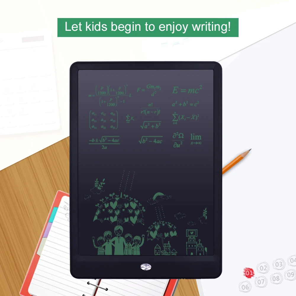 CHIPAL Портативный Смарт 1" ЖК цифровой письма для рукописного ввода на планшете рисования планшет графика доска для рисования