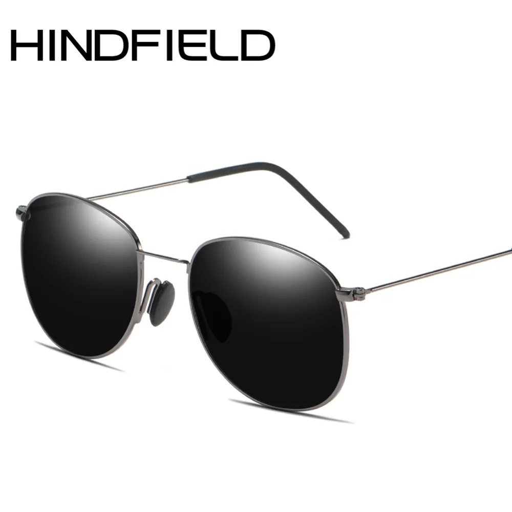 Hindfield модные поляризационные солнцезащитные очки мужские ультралегкие для