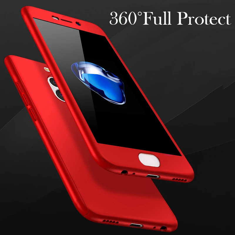 

GXE 360 Degree Protection Shockproof Back Cover For Meizu M6 Cases PC Hard Plastic Full Body Cell Covers For Meizu M6 Note Bag
