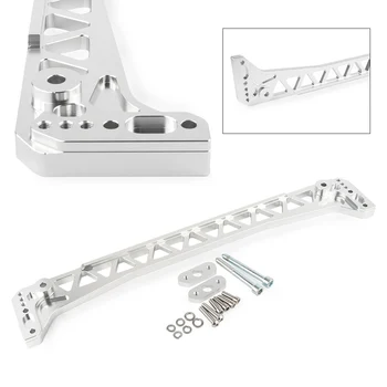 

Silver Rear Lower Control Arm Billet Subframe Brace For HONDA CIVIC 1996 1997 1998 1999 2000 F7