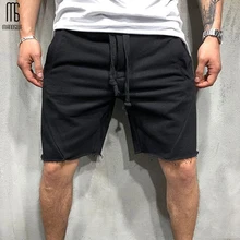 Manoswe, летние мужские повседневные хлопковые Дышащие Модные Штаны для фитнеса, шорты для бега, спортивные штаны, спортивные шорты для фитнеса