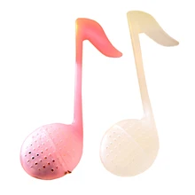 10 шт. чай мешочки фильтры чай ложка Фильтр заварки гель фильтрации чай сумка Музыка чай горшок держатель кружка посуда для напитков пособия по кулинарии