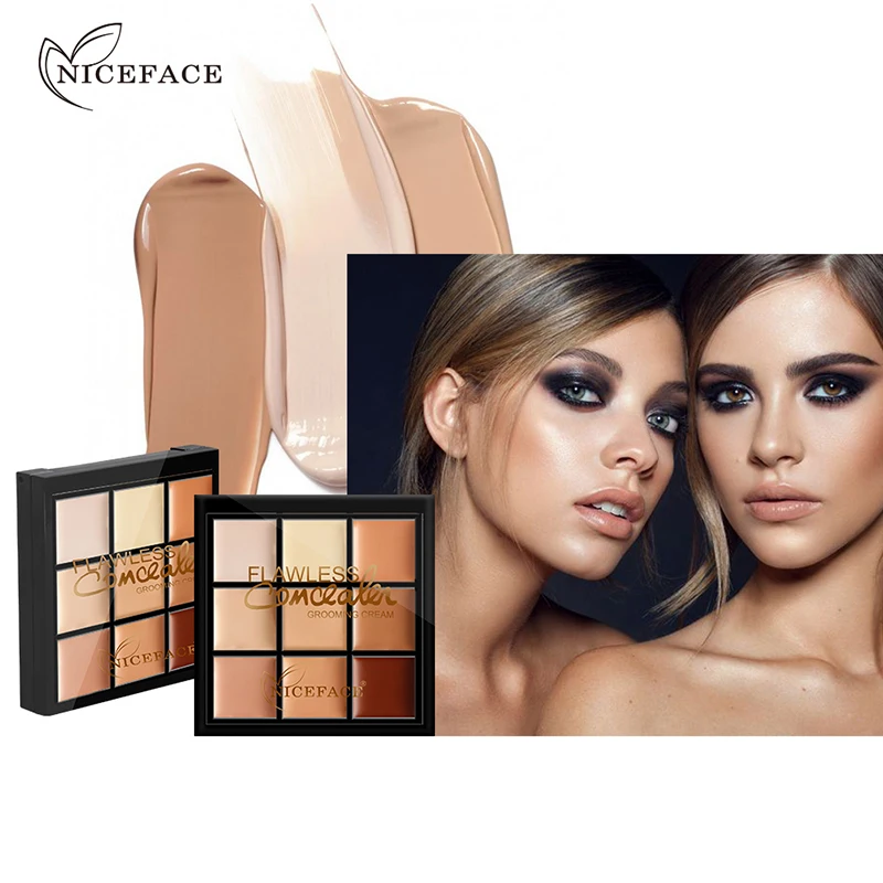 NICEFACE Корректирующее средство для лица Уход за лицом Камуфляжный Макияж 9 видов