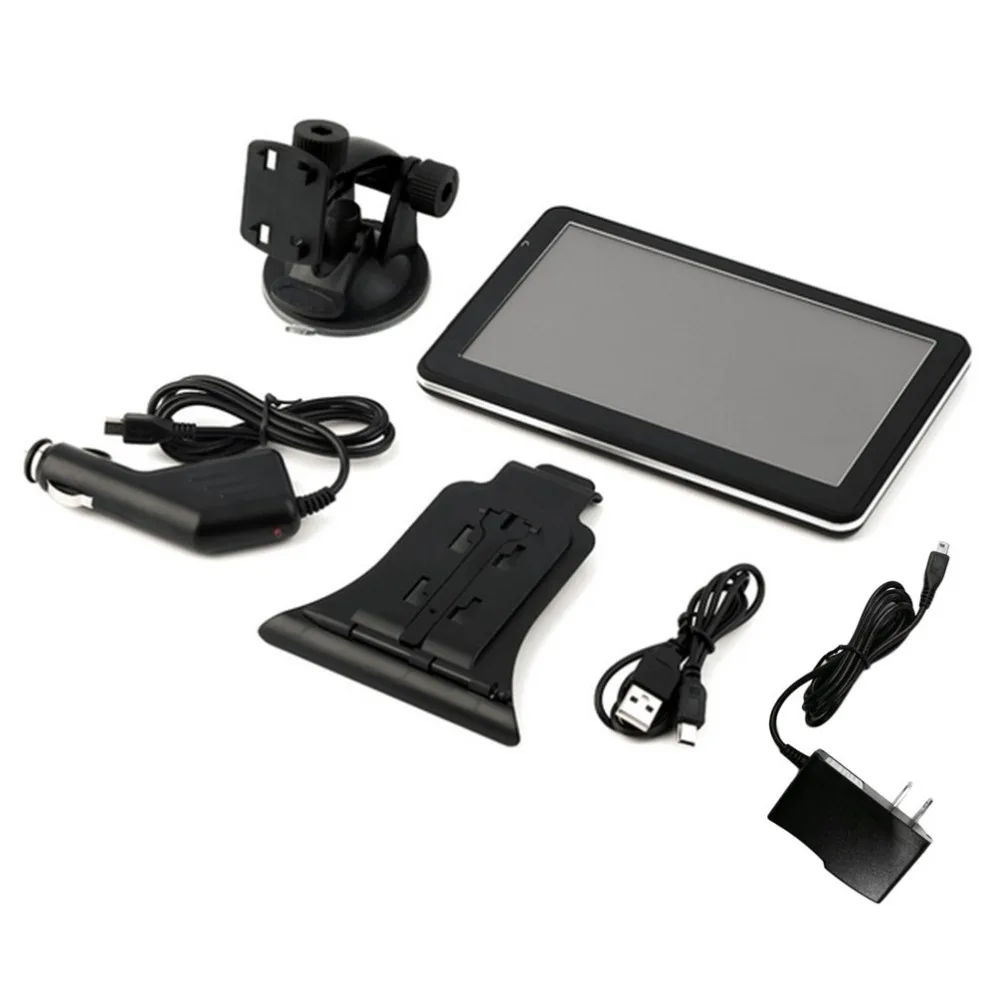 

718N Navigator 7 inch LCD Capacitive Screen Display GPS Navigation 128MB+8G High-sensitivity Receiver Module For Car Truck