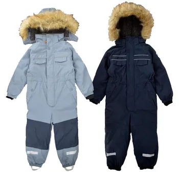 

Children's winter padded jumpsuit, assault jumpsuit, boy and girl, high-end outdoor ski wear