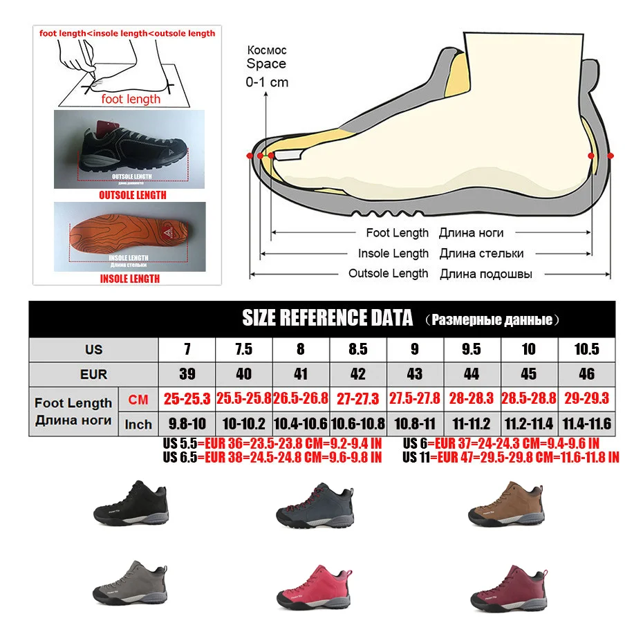 Real Winter Waterproof Hiking Shoes Men Genuine Leather Outdoor Sneakers Climbing Boots Breathable Sport Warm Hunting Mountain