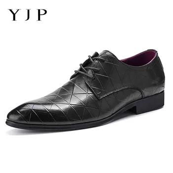 

YJP Men Loafers Exquisite Leather Shoes For Man Business Driving Dress Shoes Elegant Shoes Fashion Men's Flats Big Size 39-47