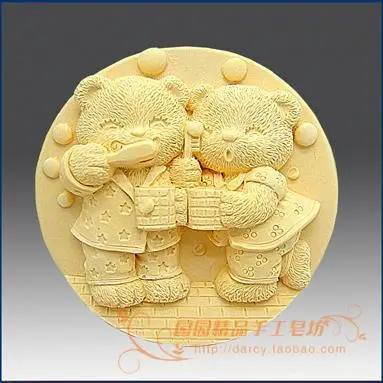 

Bear Silicone Soap mold candle mould DIY Carft molds S014