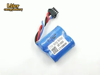 

2PCS /LOT 3.7V 800mAH genuine remote control boats powered cylindrical lithium battery 3.7V 800mAH 18350 4P line