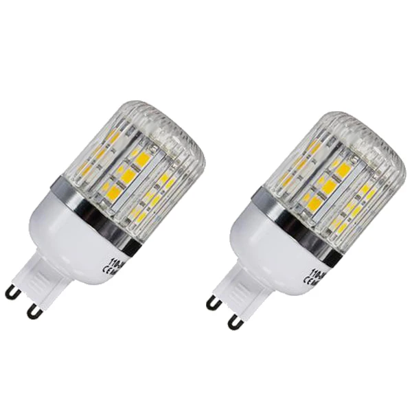 

G9 5W Non Dimmable 27 SMD 5050 LED Corn Light Bulb Lamp Color Temperature:Warm White(3000-3500K) Amount:10Pcs