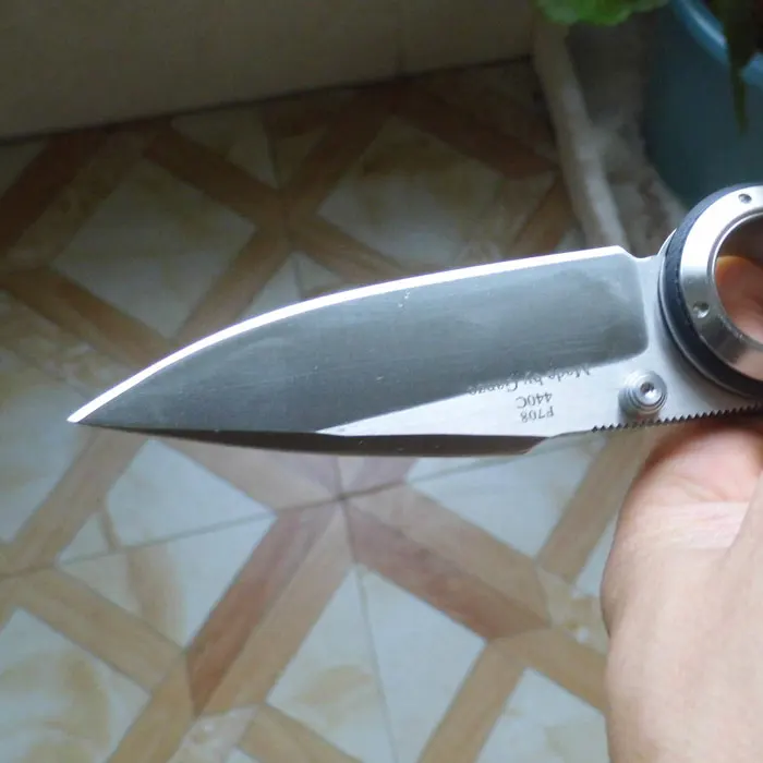Складной нож Ganzo F708 G708 440C лезвие 58 60HRC G10 Ручка инструмент для выживания на