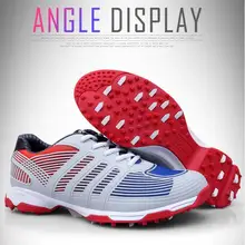 PGM Гольф Мужская обувь водонепроницаемая обувь противоскольжения лакированной Гольф кроссовки