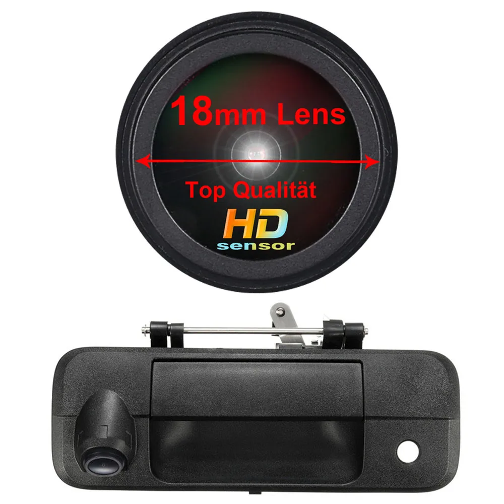 

HD CCD Car trunk handle parking backup rear view Camera for Toyota Tundra 2007-2013 Tailgate Handle Toyota Tacoma 2016-2018