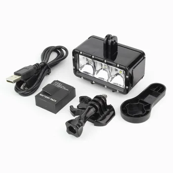 

Underwater Fill Light LED Light Lamp Flashlight Diving For Gopro Hero 6 5 4 3 SJ4000 SJ6 Xiaomi yi 4k EKEN H9