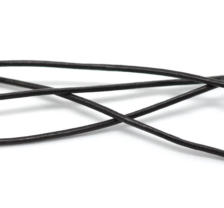 

Free Shipping! Coffee Color Round Real Leather Jewelry Cord 1mm 10M length (B03939)