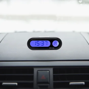 

Car Electronic Digital Clock Auto Thermometer LED Backlight For Hyundai solaris accent i30 ix35 i20 elantra santa fe tucson getz