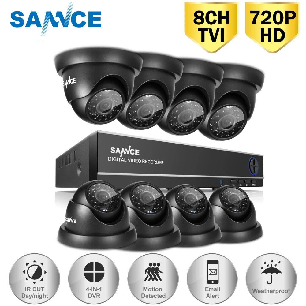 Buy SANNCE 8CH CCTV Security System 1080P HDMI Output