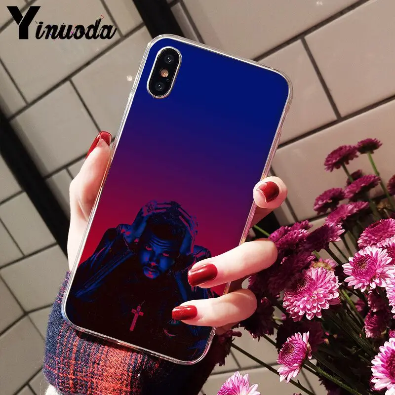 Yinuoda Weeknd поп-певец Starboy TPU Мягкий силиконовый чехол для телефона для iPhone X XS MAX 6 6S 7 7plus 8 8Plus 5 5S XR