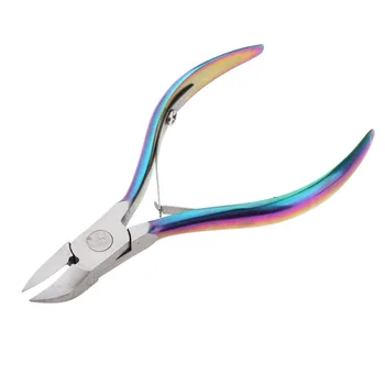 

Professional Cuticle Nipper Nail Clipper Scissor Trimmer Cutter Manicure Sky Blue Eagle Mouth 10.8cm