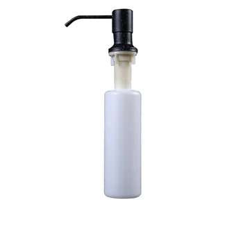 

300ML Stainless Steel Kitchen Sink Countertop Soap Dispenser Built in Hand Soap Dispenser Pump 360 degrees rotary