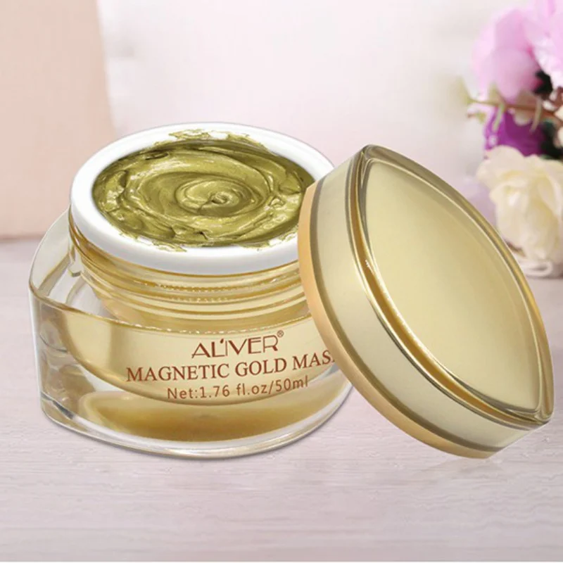 

Magnetic Golden Mask Moisturizing Dead Sea Mud Pore Cleaner Magnet Detox Black Mud Mask Face Skin Care