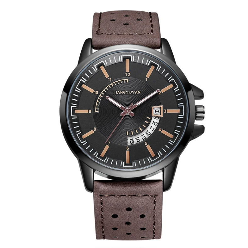 

JiangYuyan New MenS Business Simple Fashion Watch Waterproof Belt Military Watch