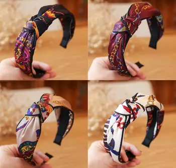 

Ethnic Style Printed Headband Kids Girl Hairband Halloween Cosplay Costume Headband