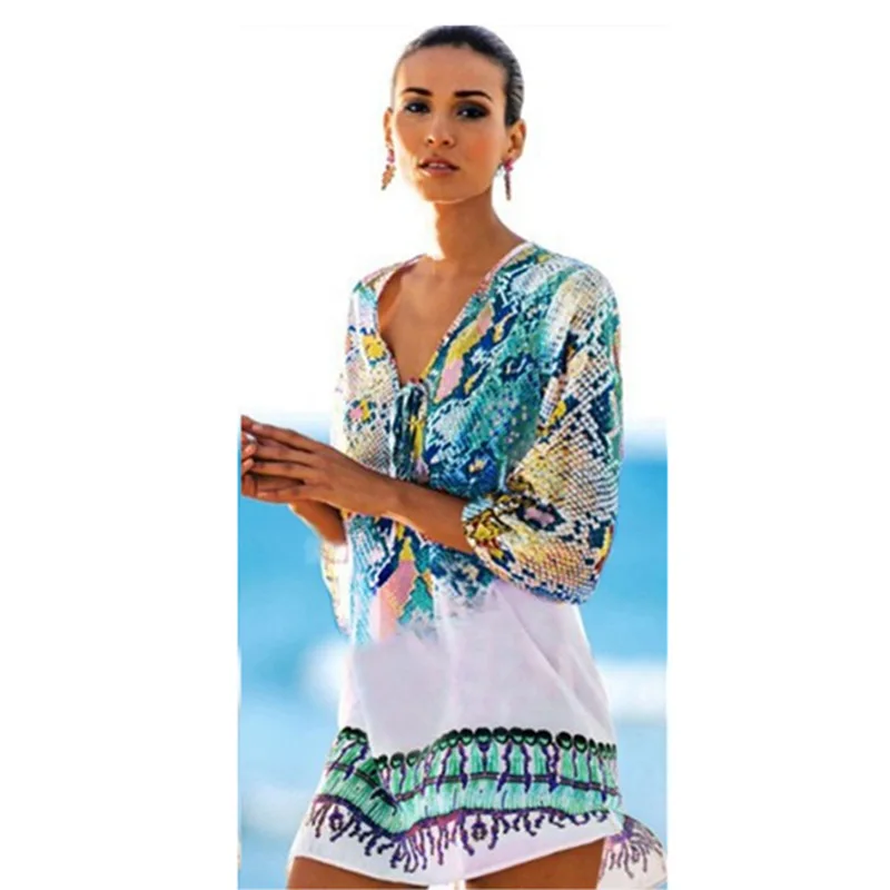 Pareo Scarf Women Beach Sarongs Beach Cover Up Summer Chiffon Scarves Geometrical Design Plus Size Towel Hot Selling
