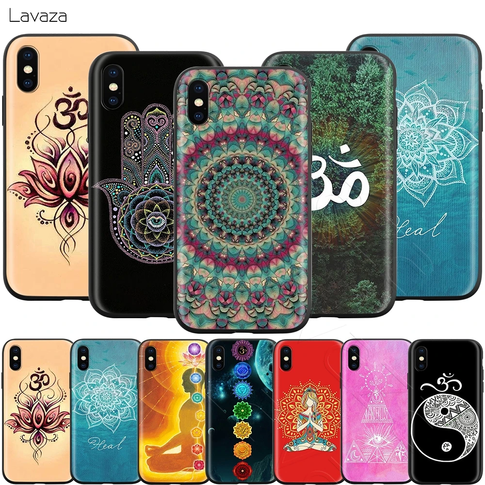Чехол для йоги Lavaza Mandala чехол iPhone 11 Pro XS Max XR X 8 7 6 6S Plus 5 5s se |