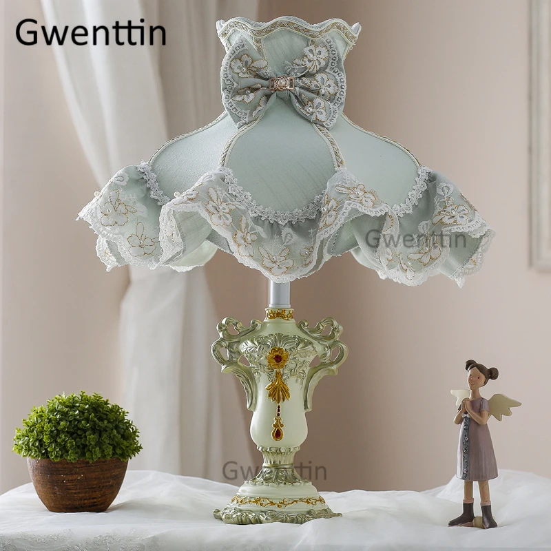 Candeeiros de Mesa Luminárias para o Quarto da Menina Princesa Moderna Suporte Cabeceira Lâmpada Mesa Casamento Decoração Casa Luminária Led 3 Luminárias de mesa